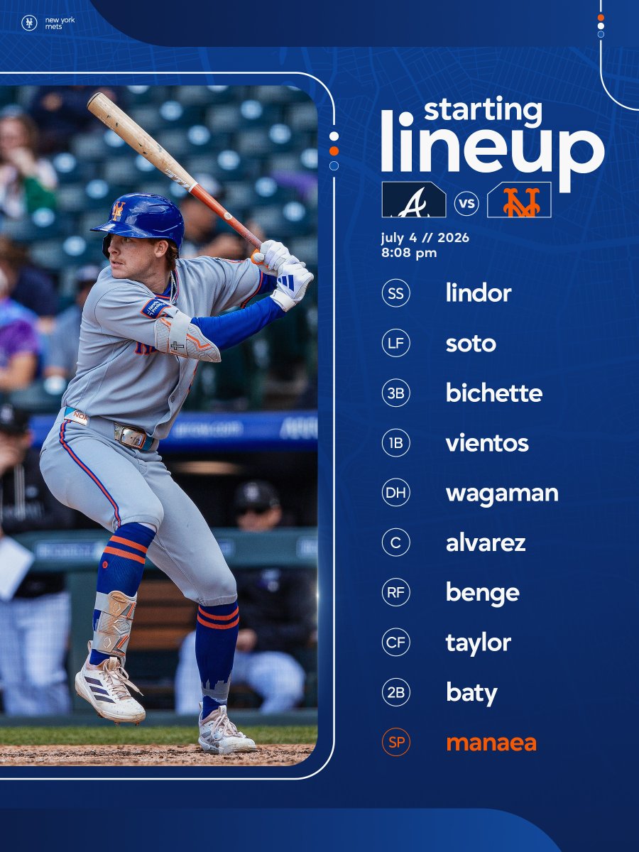Mets's tweet photo. 🇺🇸⚾️ #LGM https://t.co/2PEAJ8ltxG