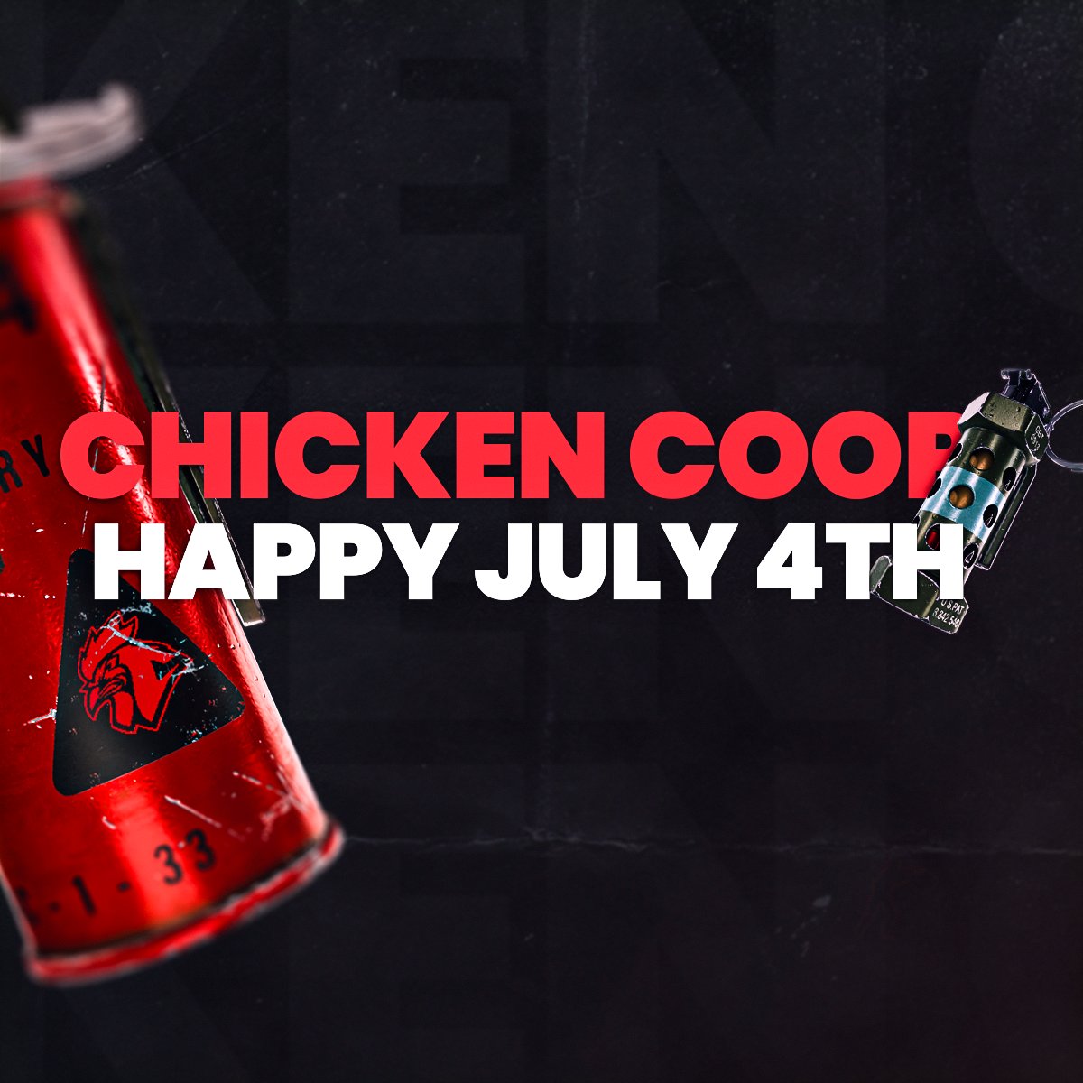 ChickenCoopGG's tweet photo. Happy Independence Day from all of us at Chicken Coop! https://t.co/W9UNKJcZ2l