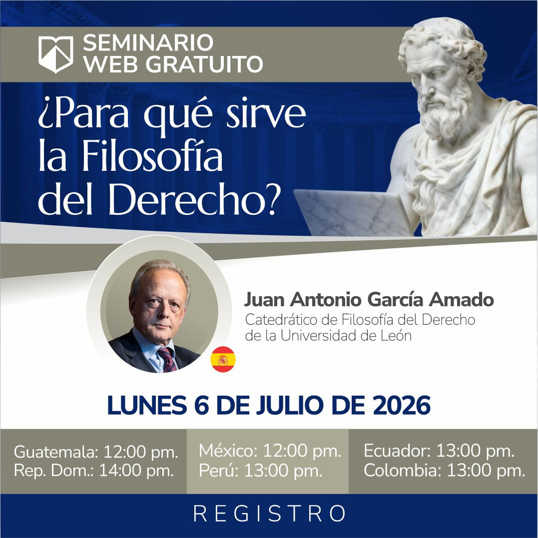 JuanAGAmado's tweet photo. ¿Les apetece participar el próximo lunes en mi seminario web gratuito sobre "Para qué sirve la Filosofía del Derecho"? Hace falta poner un poquito de claridad y lo voy a intentar en diálogo que los amigos presentes.
Están cordialmente invitados.
Inscripción gratuita aquí: 
https://t.co/sIJcZsHbEL
