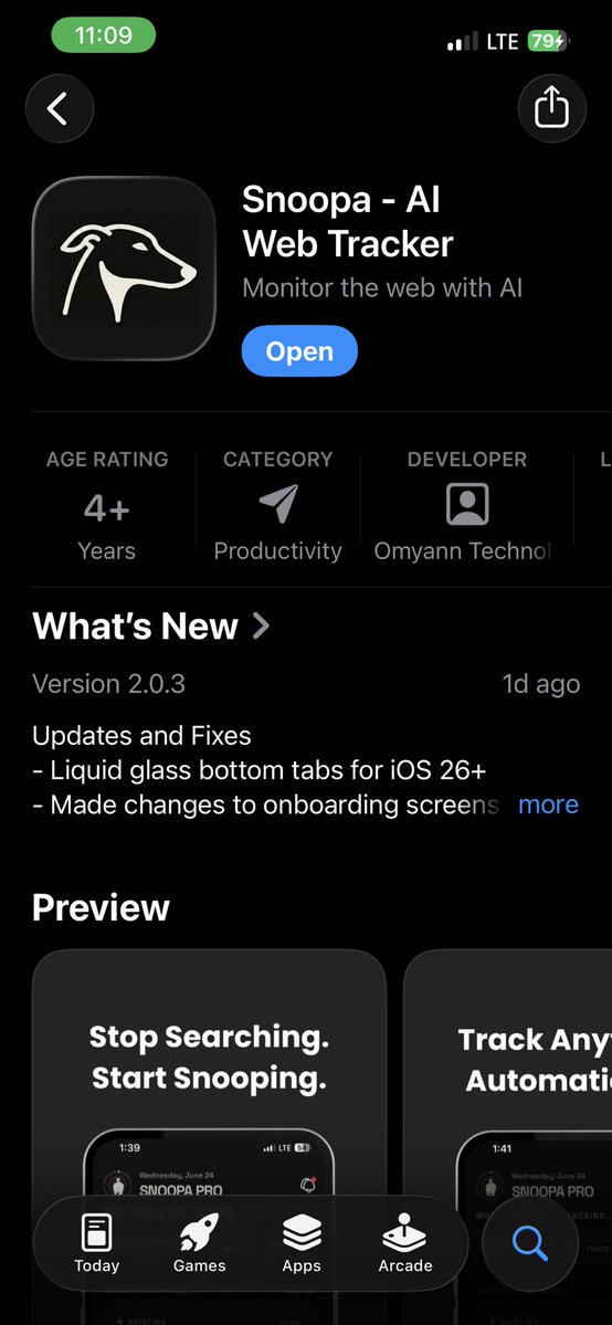 oputa_lawrence's tweet photo. If you had an AI tool that could sit on the web and alert you the moment it gets an update, what would u use it to track?
#AI #webtracker #snoopa #lawjunlabs https://t.co/0zGB7uYsjS