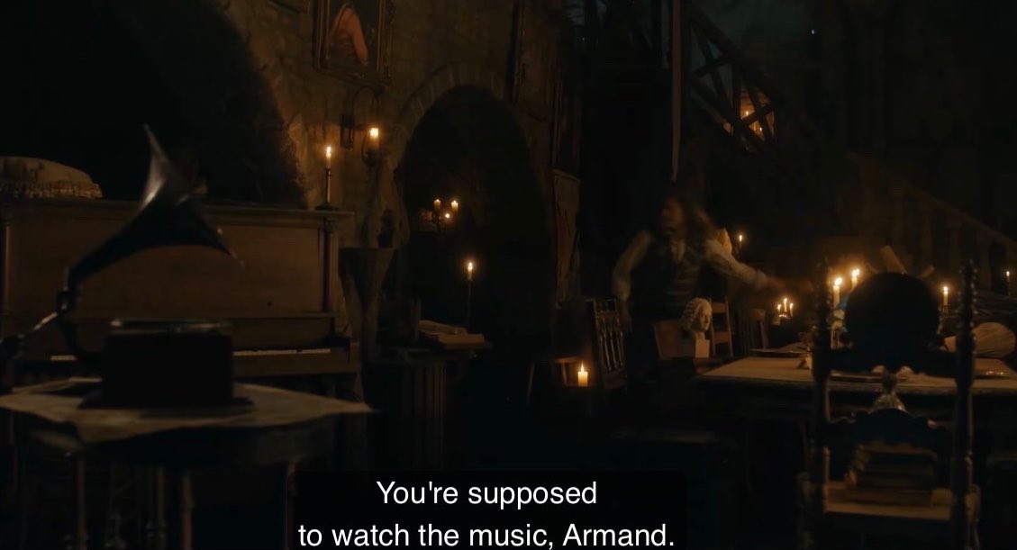 princessarmand's tweet photo. lestat blaming imaginary armand for something he didn't even do is killing me https://t.co/gNaSMKxB2A