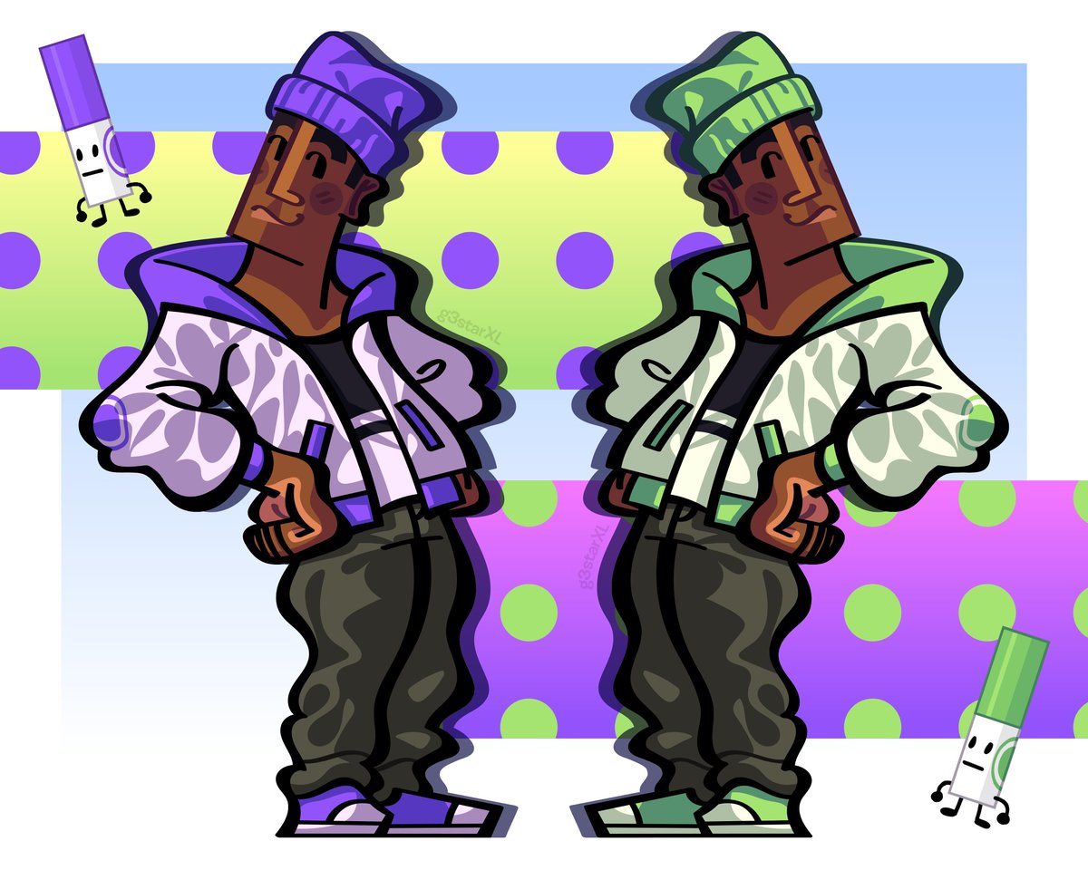 g3starXL's tweet photo. marker gijinka !! (ft. marker the green) 💜💚
#bfdi #bfdia #bfb #tpot #osc #objectshowcommunity #battlefordreamisland https://t.co/5a7CkrcGqE