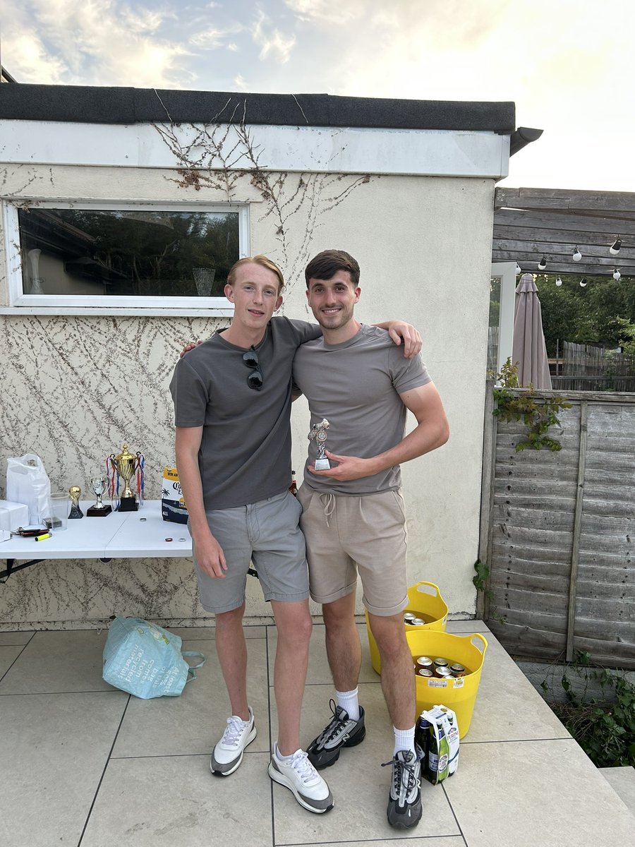 ElthamUnitedFC's tweet photo. Eltham 25/26 season wrapped! Back to back promotions, roll on next season!

Awards:
Players player and managers player: @HEnglishhh 
Top scorer: @LukeHearn12 
Goal of the season: @ChrisOjemen7 
Clubman: Sam Barnard https://t.co/eoUwNJnD5w
