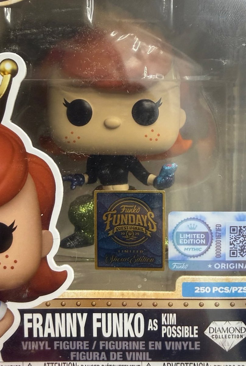 FunkoPOPsNews's tweet photo. First look! LE 250 Diamond Franny Funko as Kim Possible Funko POP! From FunDays ~
Thanks @popfunkhut ~ #FunDays #KimPossible #FunkoPOPNews #Funko #FunkoPOP https://t.co/ByasoNAobw