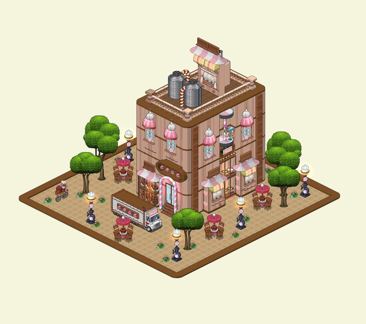 habblivein's tweet photo. Dentre algumas construções que se destacaram nas promoções durante o mês de Junho, qual a sua favorita? https://t.co/2LiKwL736h