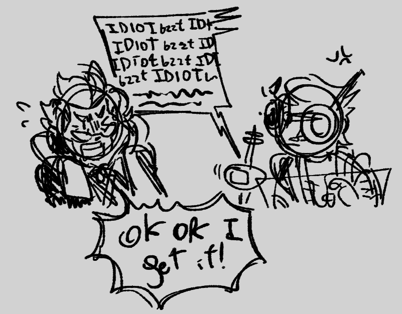KaldoIsBrawling's tweet photo. Following the sign ideaI had some thoughts about Windstock Gray using a text to speech compossed of random clips from TV shows (or stuff people have said), but I think that most of the time he would just beep and boop lmao

Like the text of speech is used in very specific moments https://t.co/2COpdEmMBh