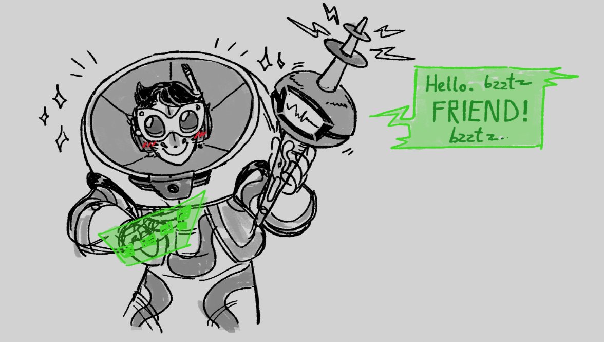 KaldoIsBrawling's tweet photo. Following the sign ideaI had some thoughts about Windstock Gray using a text to speech compossed of random clips from TV shows (or stuff people have said), but I think that most of the time he would just beep and boop lmao

Like the text of speech is used in very specific moments https://t.co/2COpdEmMBh
