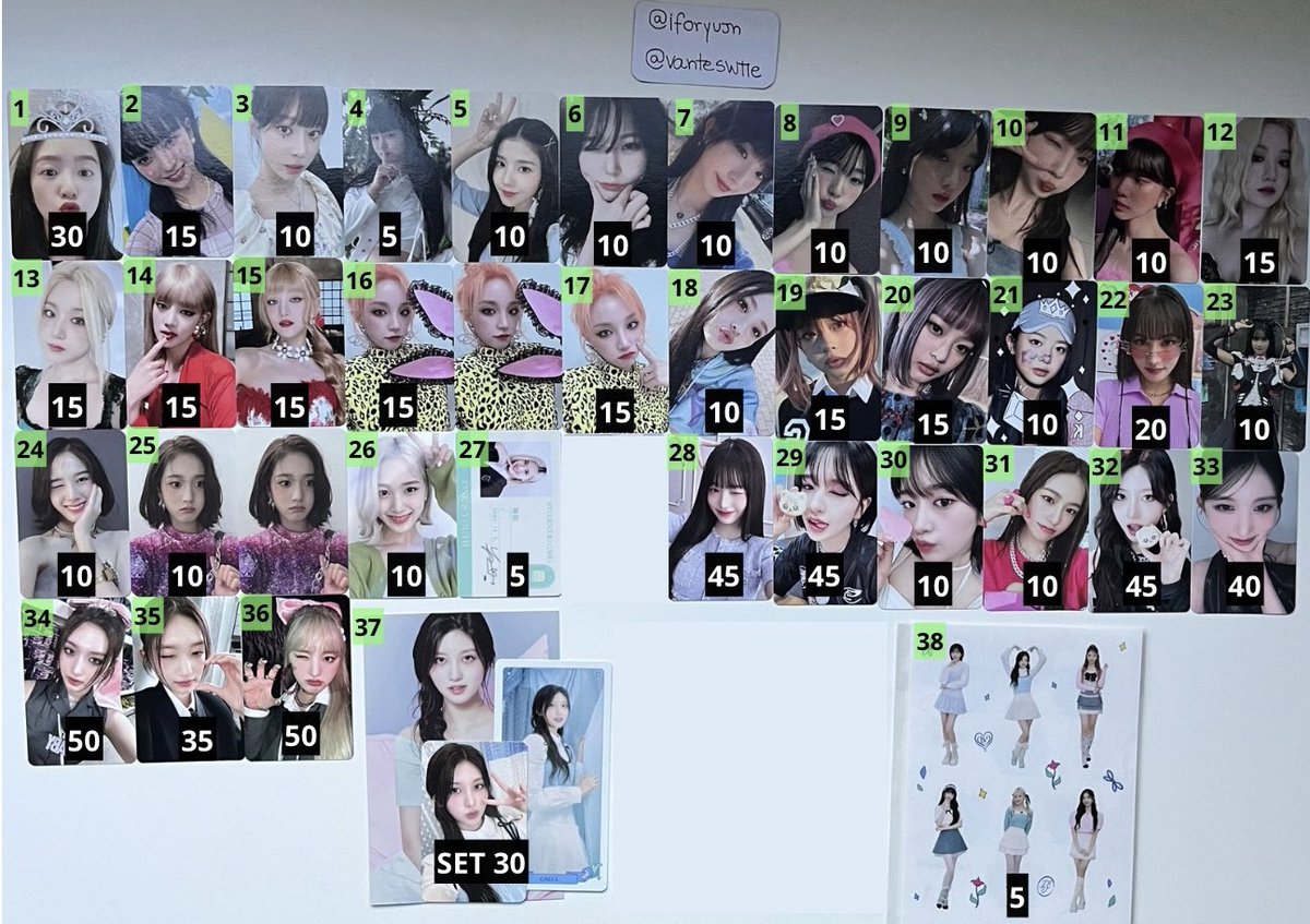 iforyujn's tweet photo. VENDO VENDA GGs &amp; BGs variados

𖦹 cards variados de red velvet, kep1er, aespa, everglow, loona, gidle, new jeans, stayc, ive, seventeen, txt, the boyz e stray kids pelos preços na imagem + frete (super frete)!

𖦹 feedbacks positivos no fixado! https://t.co/Wv29B3hSYp