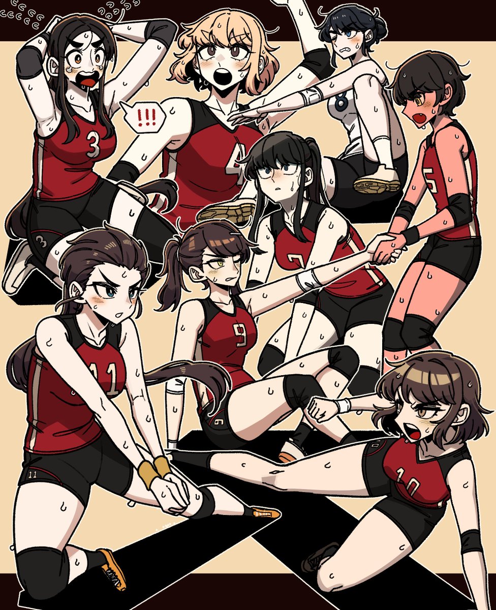 powtaytow3333's tweet photo. My volleyball OCs https://t.co/X2Bl3y6vAe