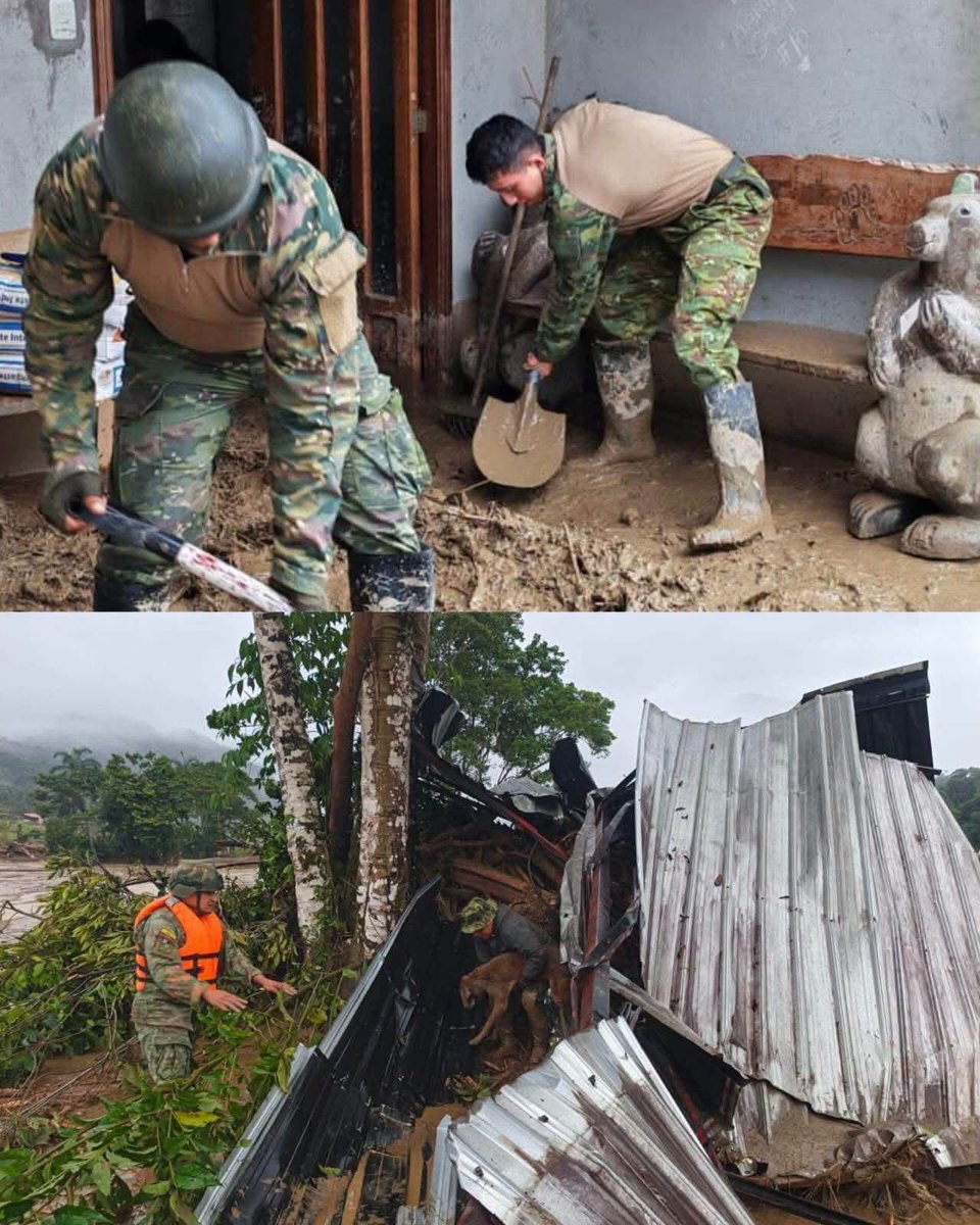 Adnecuadorok's tweet photo. ZAMORA CHINCHIPE NO ESTÁ SOLA 🚨
Por disposición del presidente @danielnoboaok , el Gobierno Nacional mantiene activada la respuesta frente a la emergencia en Cantzama, Guadalupe.

Hay equipos en territorio, búsqueda y rescate, atención médica, maquinaria y coordinación con el COE Provincial para proteger vidas y atender a las familias afectadas.

Desde ADN7 reconocemos a nuestra asambleísta @EsperanzaRogel_ , quien acompaña a Zamora Chinchipe en una hora dura para su provincia.

A Guadalupe, Cantzama y todo Zamora Chinchipe: el país está con ustedes.

Zamora resiste.
El Gobierno responde.
El Ecuador acompaña.
