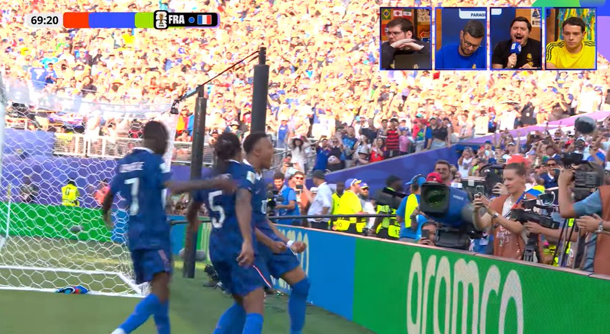 CentralDoBrega's tweet photo. AQUI ACABOU.

GOL DA FRANÇA. KYLIAN MBAPPÉ.

FRANÇA 1 X 0 PARAGUAI.

descanse em paz, Paraguai! você foi guerreiro! 🥀🇵🇾 https://t.co/jkb4E6o8KD