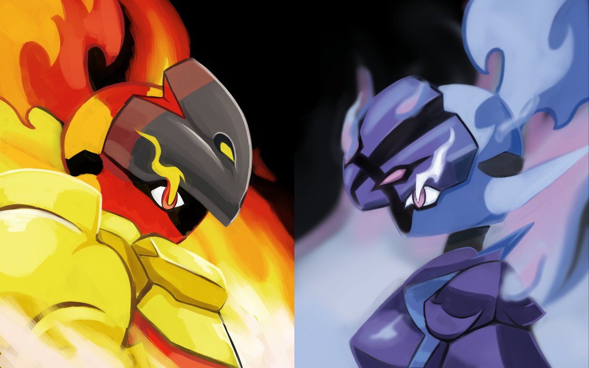 MrEggDrop's tweet photo. Armarouge &amp; Ceruledge Pokemon https://t.co/GYCqGB1kVj