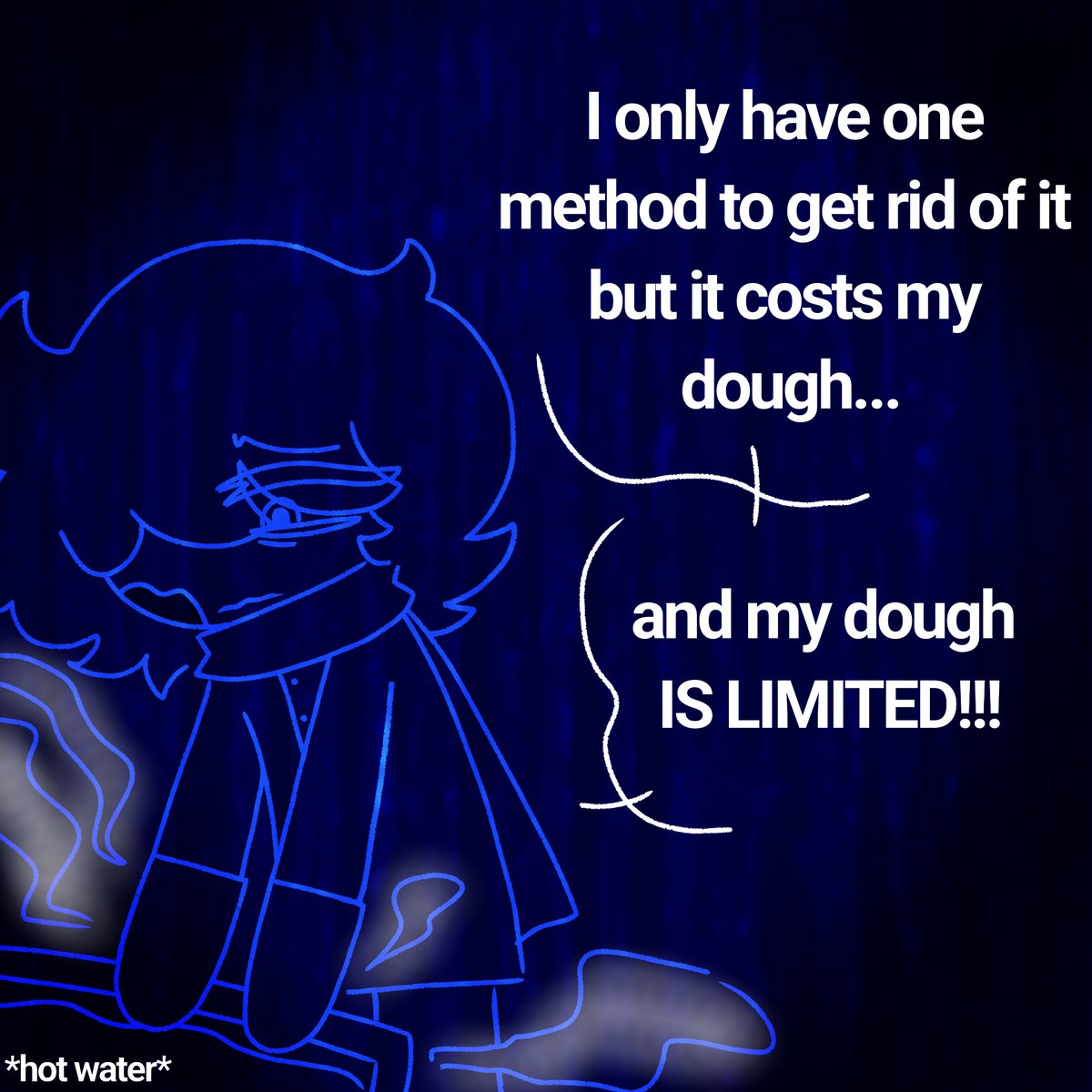 LiarsDeath's tweet photo. Hollow au chapter 7.5 part 1:
(Hollow au is a cookierun kingdom au)
(ITS a midchapter, ITS SHORT/for lore)
.
.
.
Rift=shadow milk
Putrid/Ivory=pure vanilla
Charm=Black sapphire
(Charm is in a bathroom in iris's spire)
.
.
(thats steam from hot water) https://t.co/jthhEmIC9i