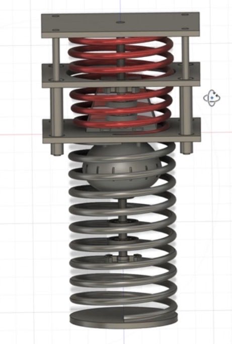 AverySSG's tweet photo. I’m going into my senior year at Duke and building a regenerative suspension with my great uncle. This iteration sits above the coil spring of a vehicle. Any engineers that could help me get some estimates of energy reclamation? Happy to share more. @elonmusk https://t.co/JRlM0xagdA