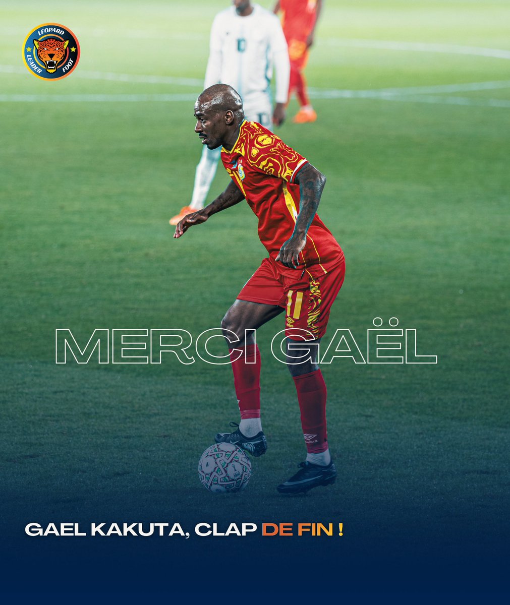 leopard243's tweet photo. 🚨🇨🇩 [𝑹𝑫𝑪] Kakuta met fin à sa carrière ! 

Gaël Kakuta a annoncé ce jour, via une story, mettre un terme à sa carrière de footballeur professionnel, tournant ainsi la page d’un parcours de près de deux décennies au plus haut niveau. Formé à Chelsea, le milieu offensif aura évolué dans plusieurs championnats européens et asiatiques, en portant notamment les couleurs d’Amiens, du RC Lens, du Rayo Vallecano, du Séville FC et de l’AEL Larissa.

Avec les Léopards de la RDC, Kakuta laisse l’image d’un joueur talentueux, doté d’une excellente vision du jeu et d’une qualité technique reconnue. Il compte 31 sélections avec les Léopards. 

Bon vent, Gaël ! 🙏🏾 

#RDC | #Congo | #LeopardLeaderFoot