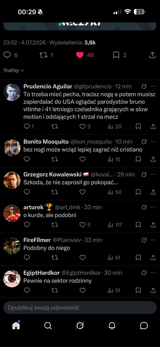 Hubert_arfen's tweet photo. @Meczykipl W komentarzach oczywiście same ludzkie śmiecie https://t.co/Dcuts3c8zF