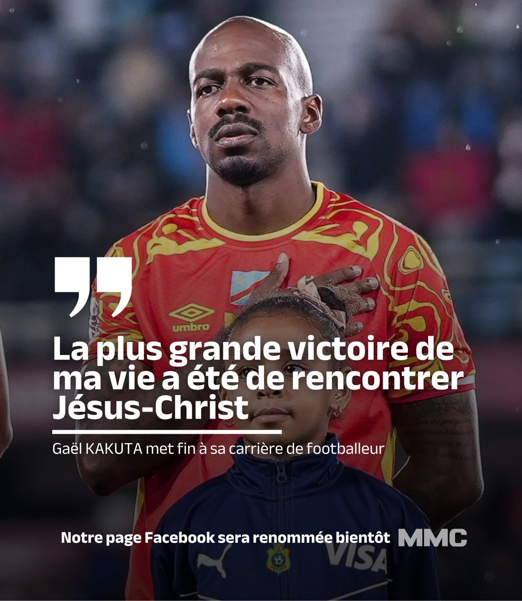 MMCrdc243's tweet photo. 🚨 𝗢𝗙𝗙𝗜𝗖𝗜𝗘𝗟 : Gaël KAKUTA (35 ans) met définitivement un terme à sa carrière. Le footballeur a annoncé, ce samedi 4 juillet 2026, la fin de sa carrière professionnelle.

"Il arrive un moment où il faut savoir écouter le temps et accepter que chaque saison a une fin. 1/2 https://t.co/xLEkqy73mv