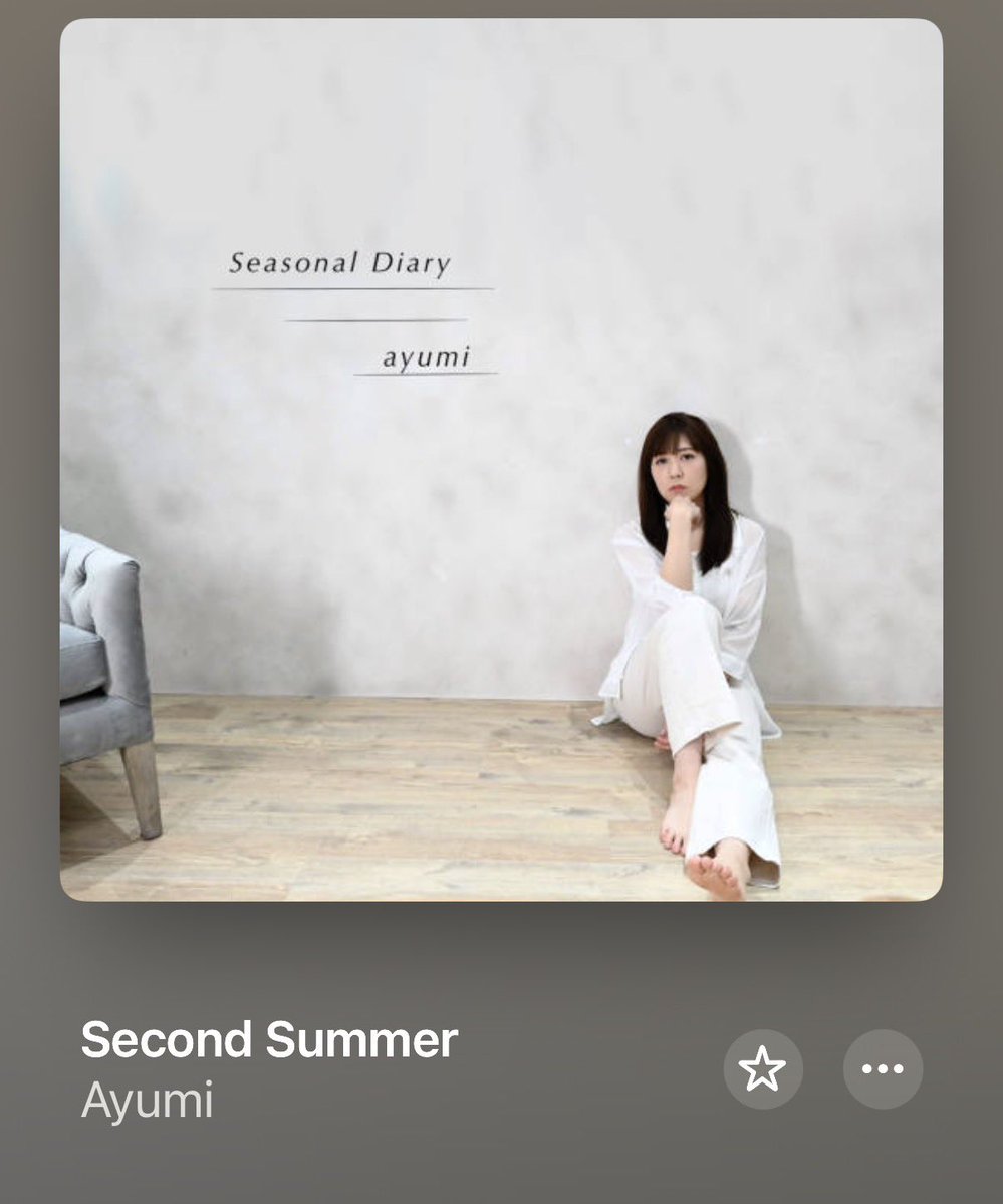 zardream_09's tweet photo. 早く梅雨が明けないかな…

#Second_Summer
#Ayumi
#nowplaying https://t.co/APpWKQzYJh