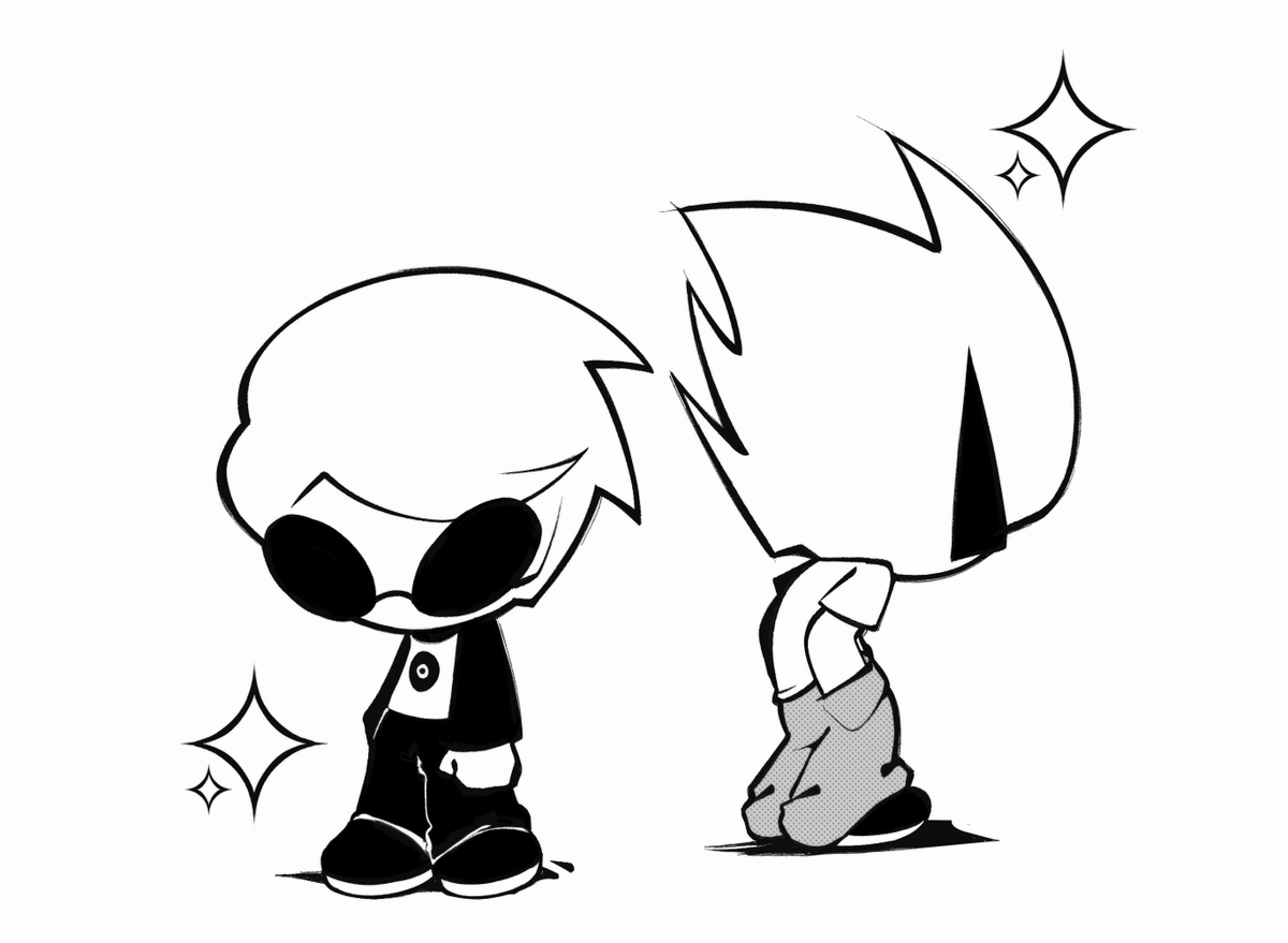 TurnTGH's tweet photo. they share a single braincell #homestuck https://t.co/MJHicmhXM5