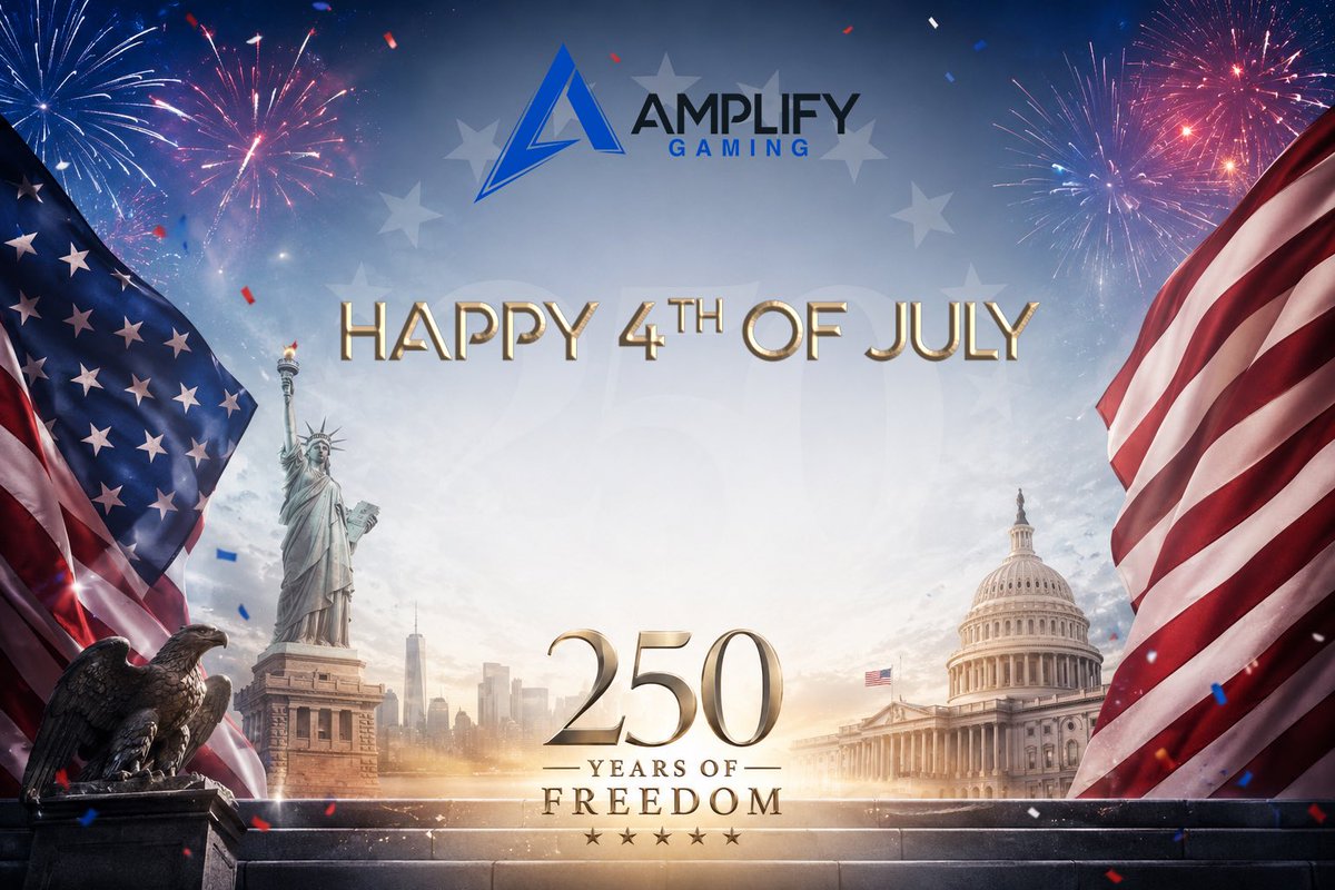 AmplifyEXE's tweet photo. 🇺🇸 Happy 250th birthday America and happy #4thofjuly celebration to all!

《 #AmpThePlanet | #USA 》 https://t.co/MRSkaEZ3Wz