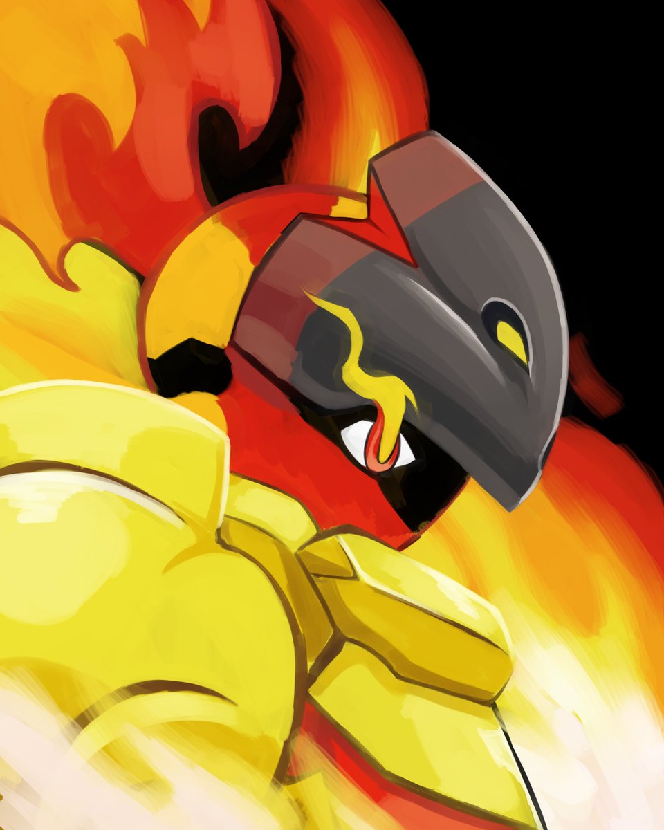 MrEggDrop's tweet photo. Pokemon Armarouge, Made the other Half https://t.co/jSRLc2PnVI