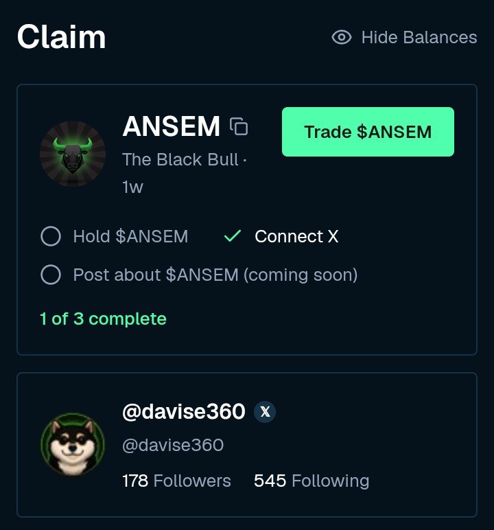 davise360's tweet photo. Without blue tick @blknoiz06 I don't know if you can see this . I really wish to hold $ANSEM too. https://t.co/i52HMdDPyf