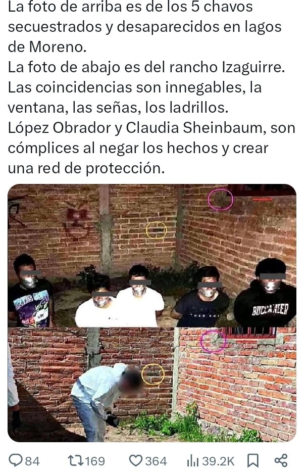 eloredot74's tweet photo. @ArturoVill7 @jesicaquinto los papás deben estar muy atentos en saber con quien hablan, que ven en YouTube, que platican entre ellos, cómo van en la escuela...
Quién haya visto este escalofriante vídeo entenderá
Este gobierno federal y estatal están en total contubernio con los carteles
#izaguirre #MoReNa https://t.co/wk7ri1aDx0