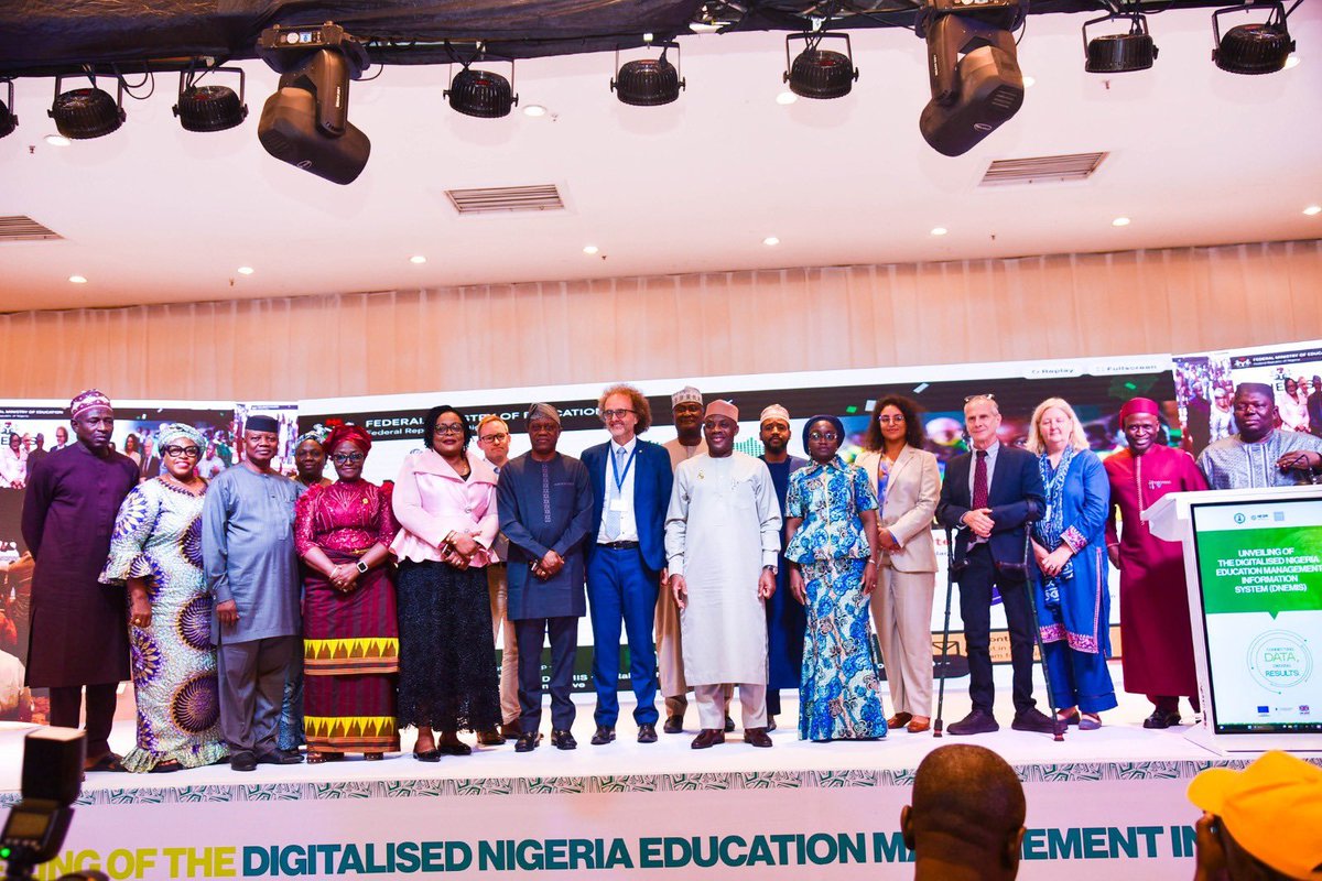 UN_Nigeria's tweet photo. @NigEducation, in collaboration with UNICEF and partners, has officially launched DNEMIS—a digital platform built to strengthen Nigeria’s education data management systems.
Explore Nigeria’s education system with ease—visit the DNEMIS link https://t.co/vVdmXrG864 https://t.co/6cLuqNqpJq