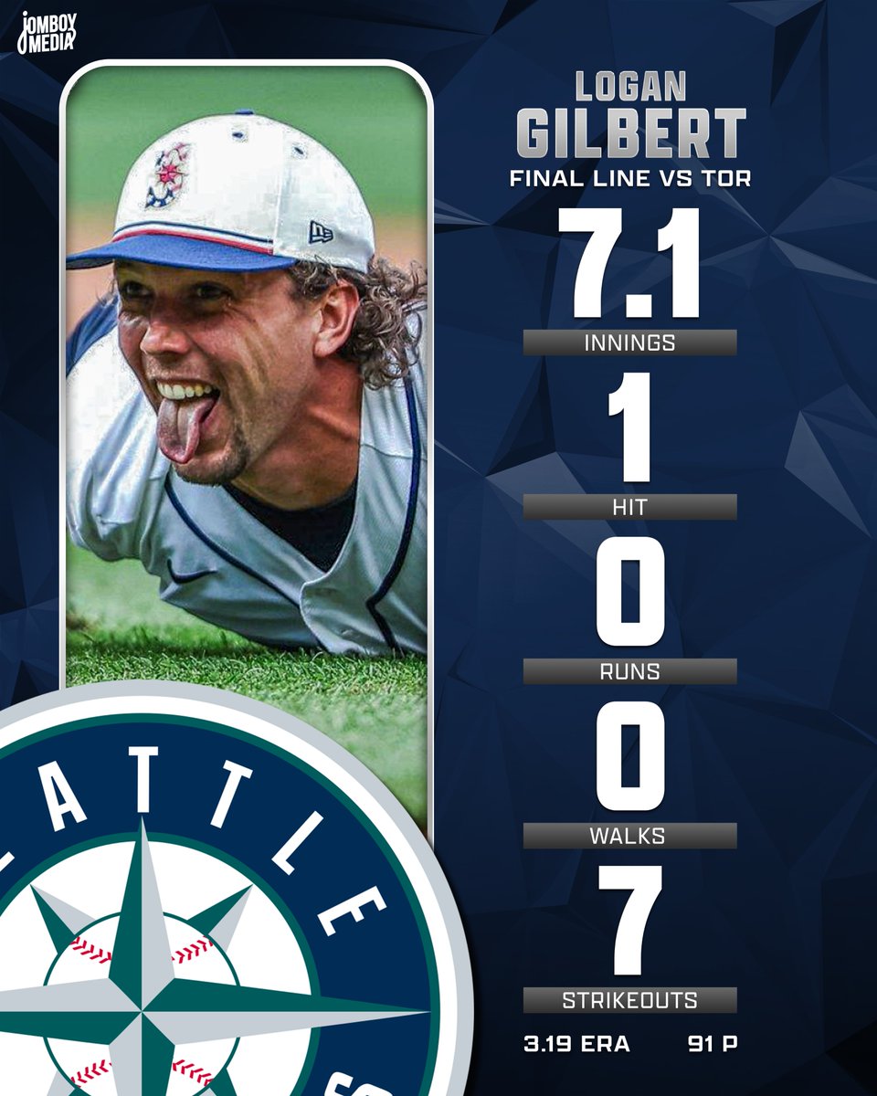 TalkinBaseball_'s tweet photo. 4th of July gem from Logan Gilbert! https://t.co/DaAlMHwnEP
