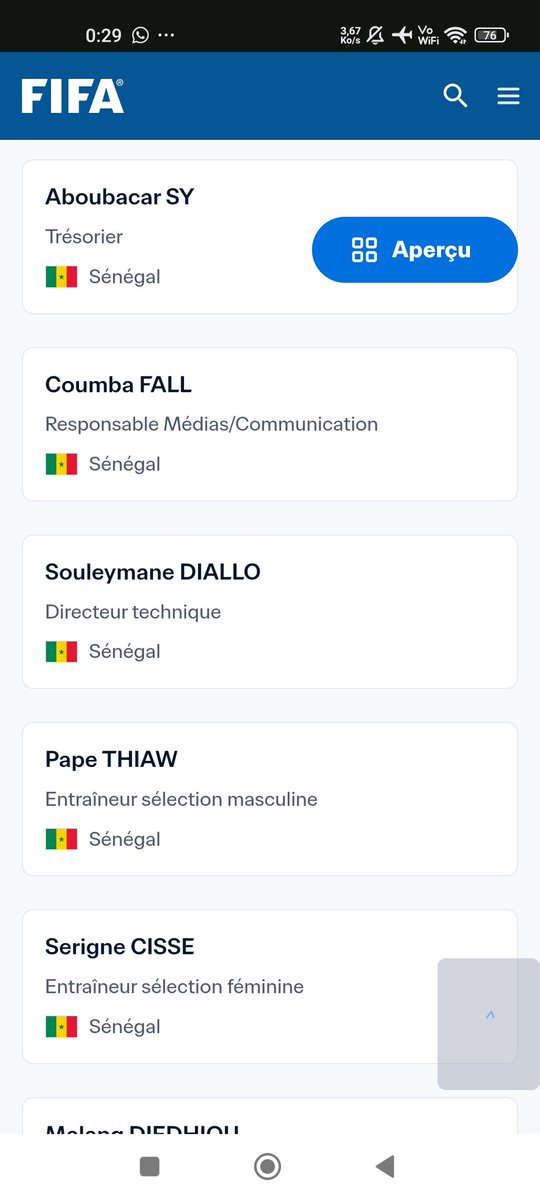 CissYaya19's tweet photo. SENEGAL-FOOTBALL-INSTANCE
Voici la nouvelle composition du comité exécutif de la FSF
#Senegal #FSF https://t.co/s1dHo9TINQ