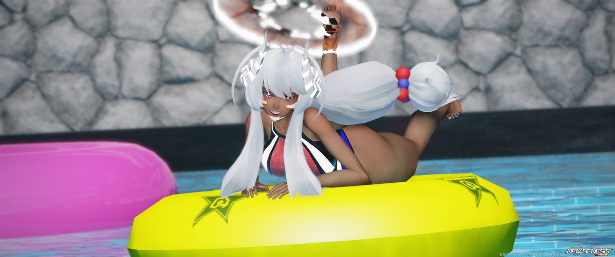 Yakhul88's tweet photo. Happy 4th of July! Lets wear America colors while having some fun by the pool!
#NGS #PSO2NGS #PSO2NGS_SS https://t.co/1cFkyoczic