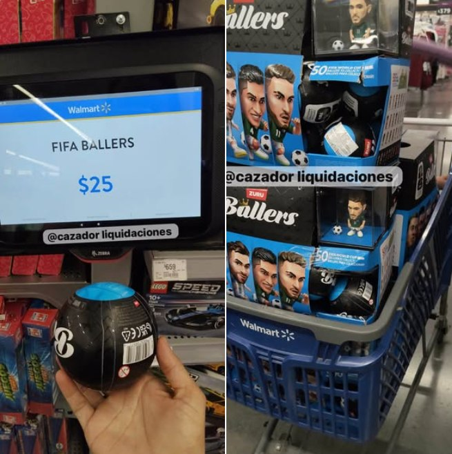LiquidaPromos's tweet photo. ¡FIFA WORLD CUP Ballers coleccionables de $259 a solo $25 pesitos Walmart! 🤩
🚨 Únete a nuestro grupo de liquidaciones para más ofertas como esta, comenta "grupo" y te mando el link por dm
#ofertas #rebajas #remates #liquidaciones https://t.co/aIPo7z3zRW