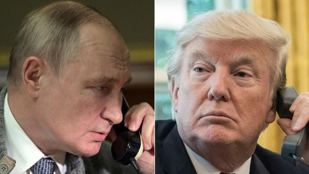 RFI's tweet photo. Vladimir Poutine a parlé par téléphone avec Donald Trump de l'Ukraine et de sujets internationaux
➡️ https://t.co/vj5dE3MVyq https://t.co/D81HWHLfaQ