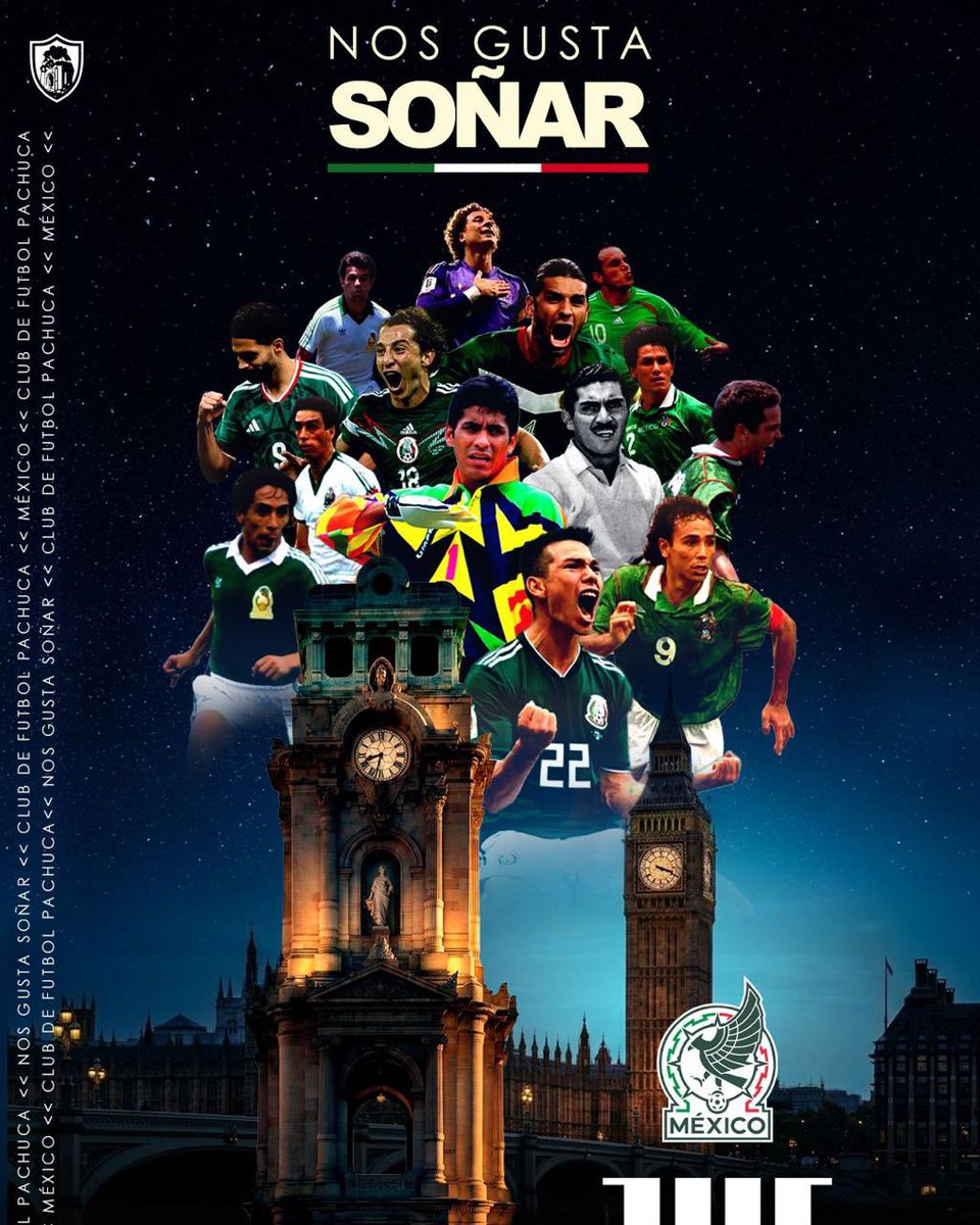 Tuzos's tweet photo. 🇲🇽 vs 🏴󠁧󠁢󠁥󠁮󠁧󠁿 

Por los que ya no están y nos enseñaron a amar estos colores. Por los que están y siguen luchando por nuestra bandera.

Su legado es eterno y la pasión, inquebrantable. 

Hoy, la cancha nos une a todos en un solo grito… ¡Vamos con todo, México! 💚🤍❤️

#SomosMéxico | @miseleccionmx