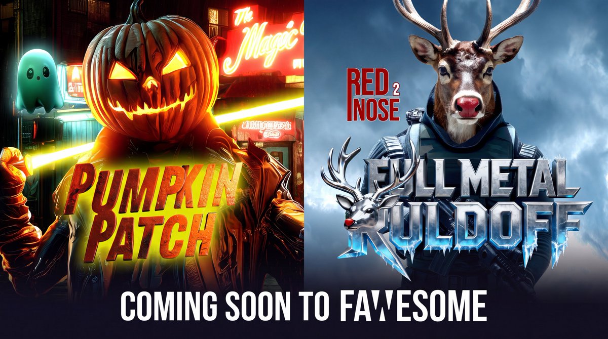 brianjamesgage's tweet photo. One of my distributors informed me that Pumpkin Patch & Red Nose 2 have secured FAST licenses on Fawesome! No word yet on when they'll be live, but I'm guessing around Halloween & Christmas. Fawesome-powered channels reach 75M+ U.S. households. Great to see my generative movies reaching bigger audiences. More news soon.