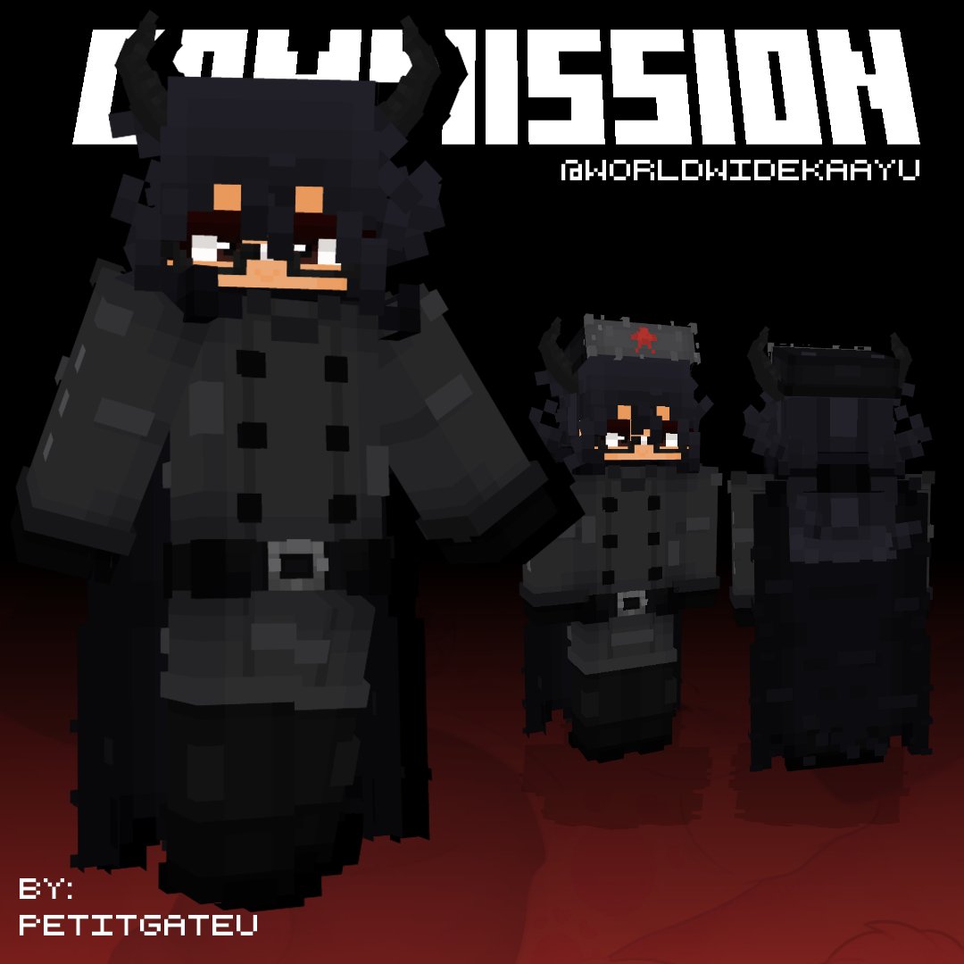 PetitGateu's tweet photo. Minecraft Custom Model:
@WorldWideKaayu
available on vgen

#CustomPlayerModel #MinecraftSkin #Blockbench #SkinMinecraft #vgencomm #smpminecraft https://t.co/YMvgVectjt