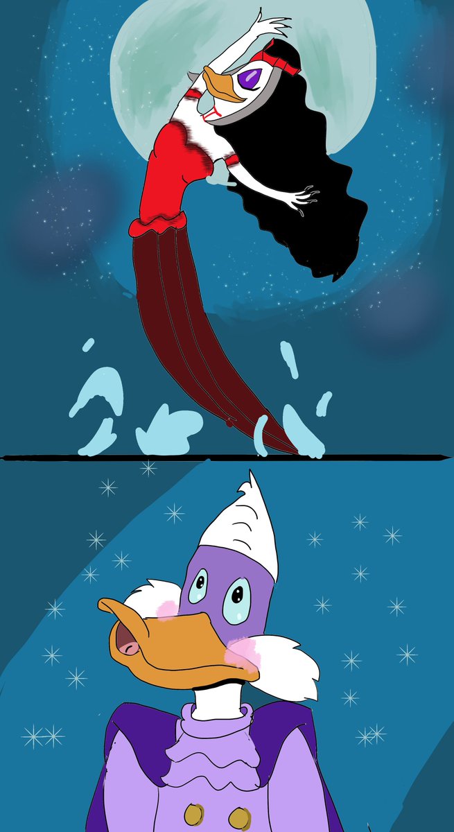 melsaidwhynot's tweet photo. This isn't the first time basic physics and gravity have ruined romance for him.
Saw gifs of this scene from PreCure and knew what I had to do.
#morgwing
#morganamacawber
#darkwingduck
#darkwingdoubloon
#tropicalrougeprettycure https://t.co/eJBZRAXjNo