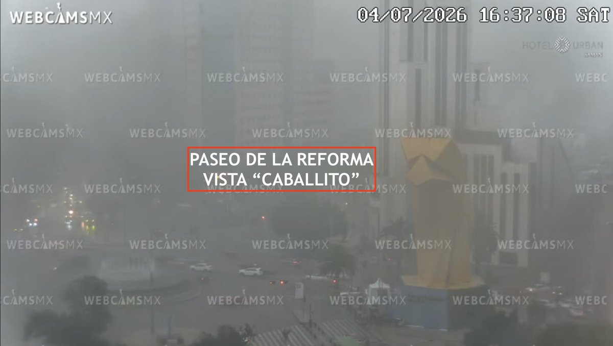 webcamsdemexico's tweet photo. La tormenta está con todo en Ciudad de México #CDMX. 🌧️⚡ ¿A ti cómo te está yendo? ¿También te tocó el aguacero? https://t.co/mefrRviNZg