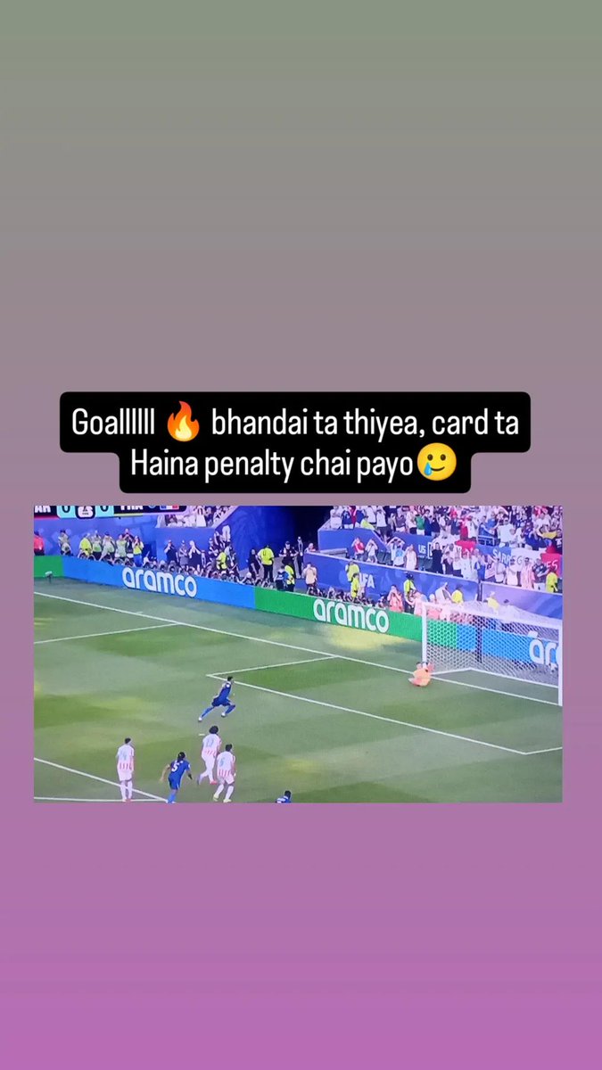sumanay_'s tweet photo. But it would have been better if it wasn't from the penalty though!
#mundialdefútbol2026 
#Fıfaworldcup 
#FravsPar https://t.co/NqrwiN37bS
