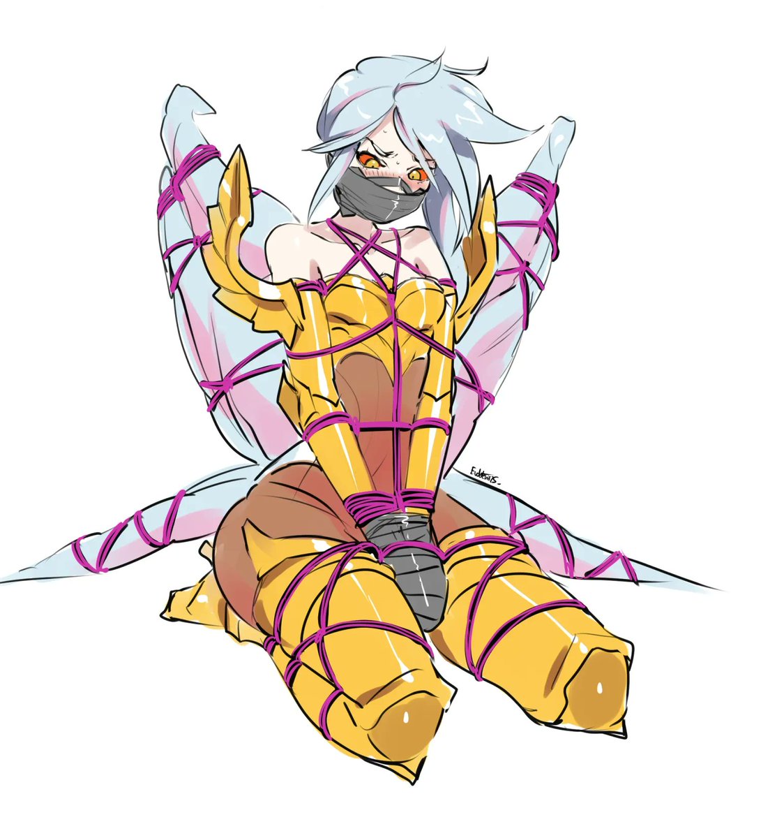 JeffTypisch's tweet photo. Kayle wasn't sure how to feel about this little rope game the mortals played.

It was a nice change of pace from her duties though. Maybe she should ask her sister about it...

Based on a sketch by my bestie:
https://t.co/WYvDYEmtmi

Art by Eudetenis:
https://t.co/2rnhtJJ2rk https://t.co/QaCcWIhAvX