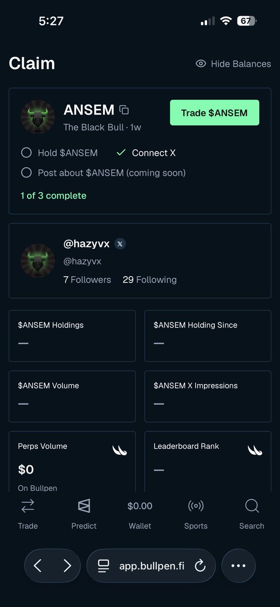 hazyvx's tweet photo. hopefully i can join solana:9cRCn9rGT8V2imeM2BaKs13yhMEais3ruM3rPvTGpump soon! i sent out a ticket. i understand there's a lot of traffic right now.  still holding , took a lil outta savings 🐂🀄️🌎 https://t.co/CC7mB9xJNs