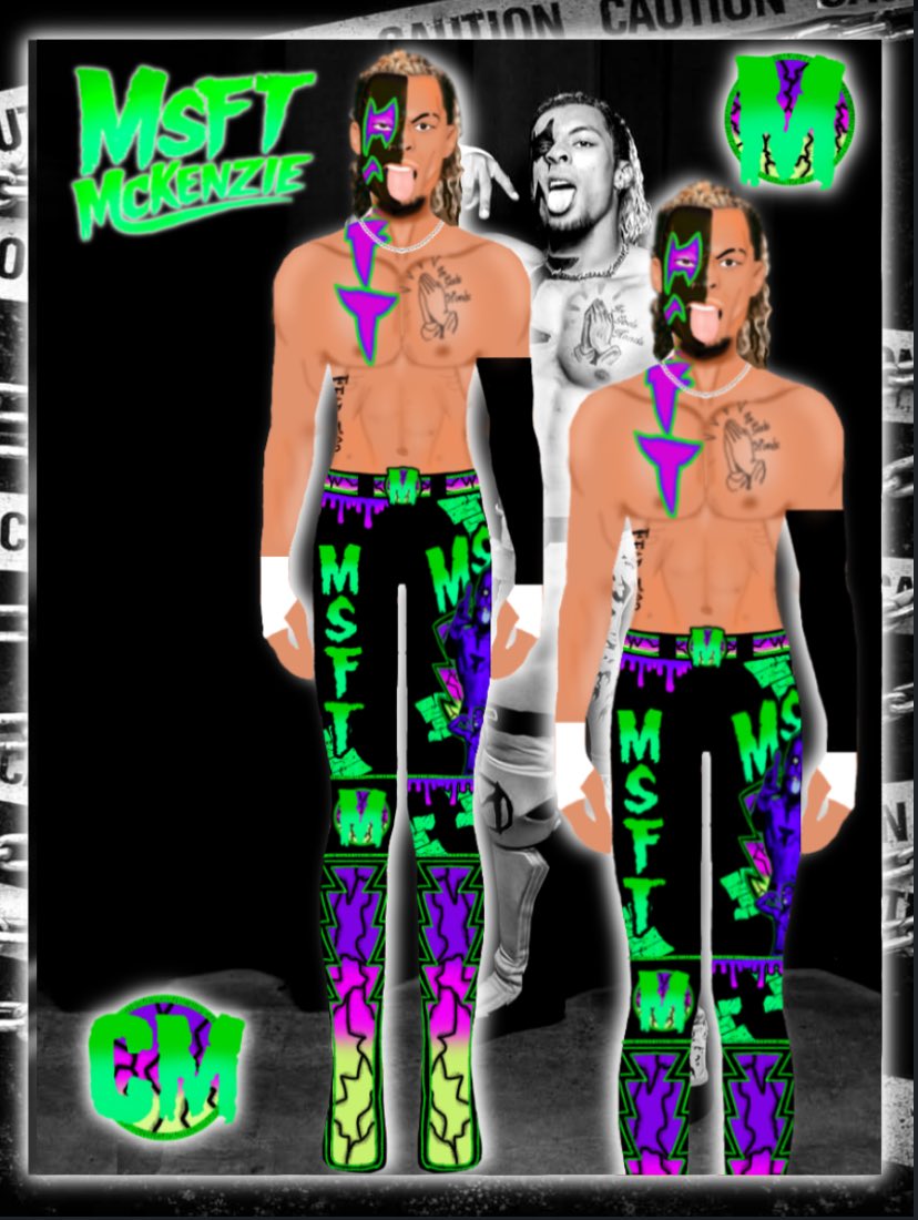 CMsGearDesigns's tweet photo. New Design for misfit.mckenzie on instagram 💀🧪 

#misfitmckenzie #misfits #wrestlinggeardesigner #geardesigner https://t.co/hAx9yJTwtH