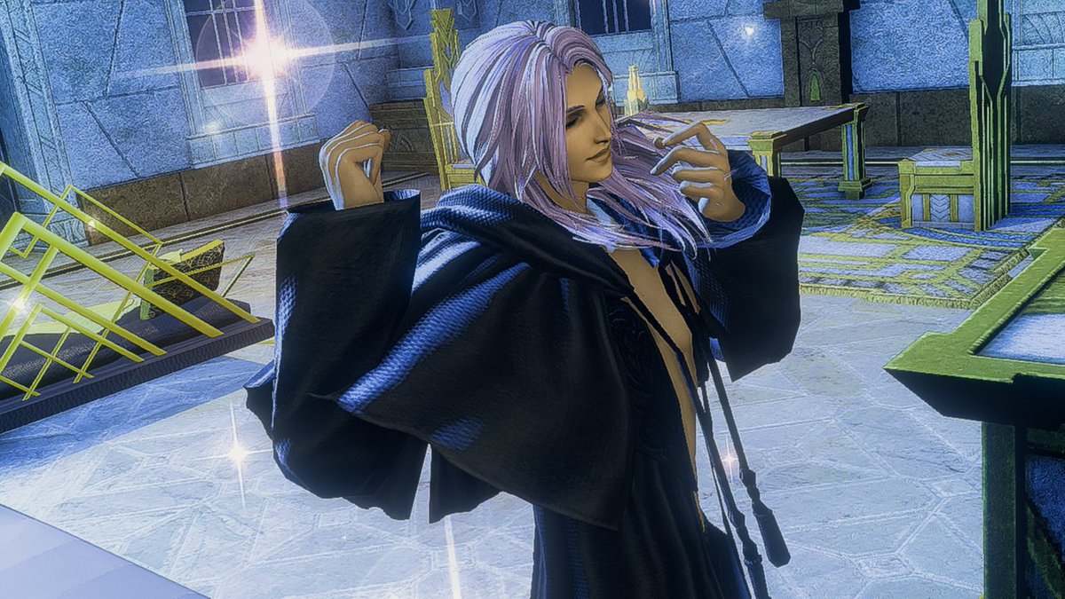 MedeaSalem's tweet photo. Hythlodaeus with open hair is just as stunningly beautiful as he is with his braid. 
Emet-Selch did nothing wrong. If I had lost Hyth I would have burned the world to ashes as well for the small chance of getting him back. https://t.co/M1itrXe2g2