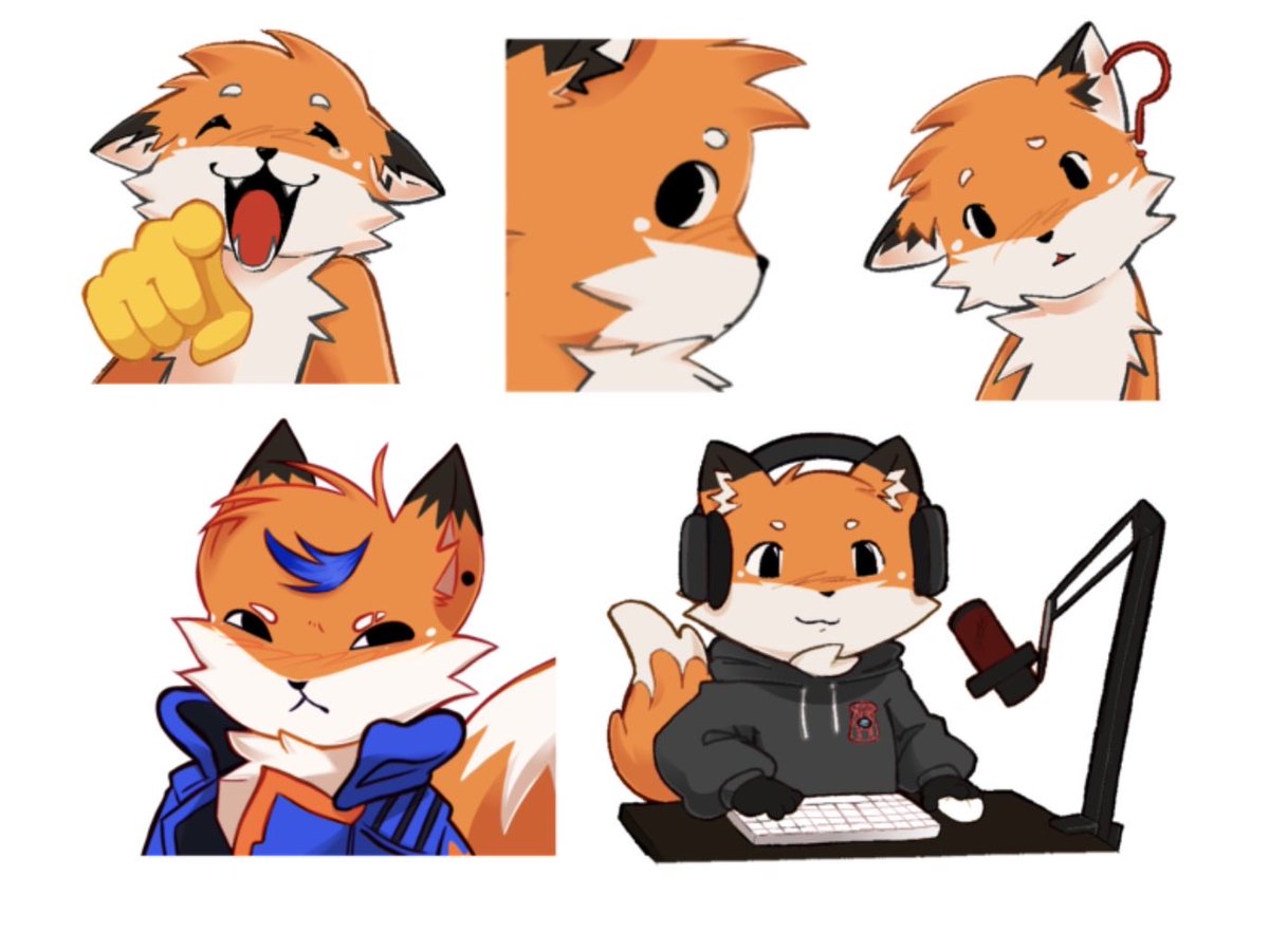 Gigglechann's tweet photo. Big Commission of PngTuber + Emotes + Animated Emotes I did for ToastSST on Twitch! 🧵 https://t.co/8HSFPRyCmq