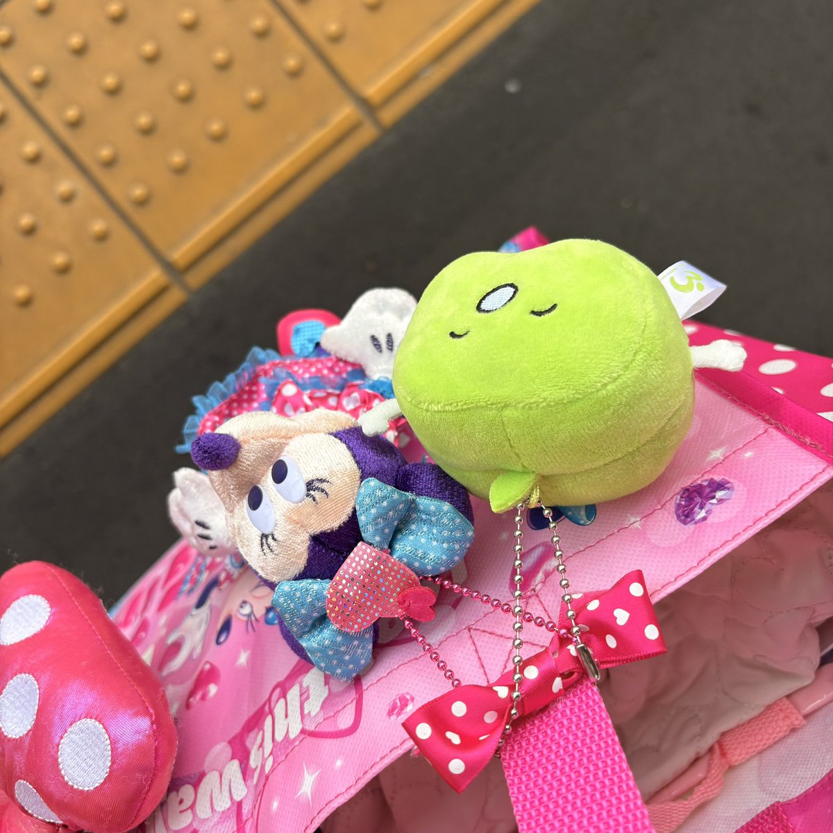 ym__minnie's tweet photo. この前お迎えした青りんごさんと共に舞浜向かうよ~ https://t.co/459pbyJIdU