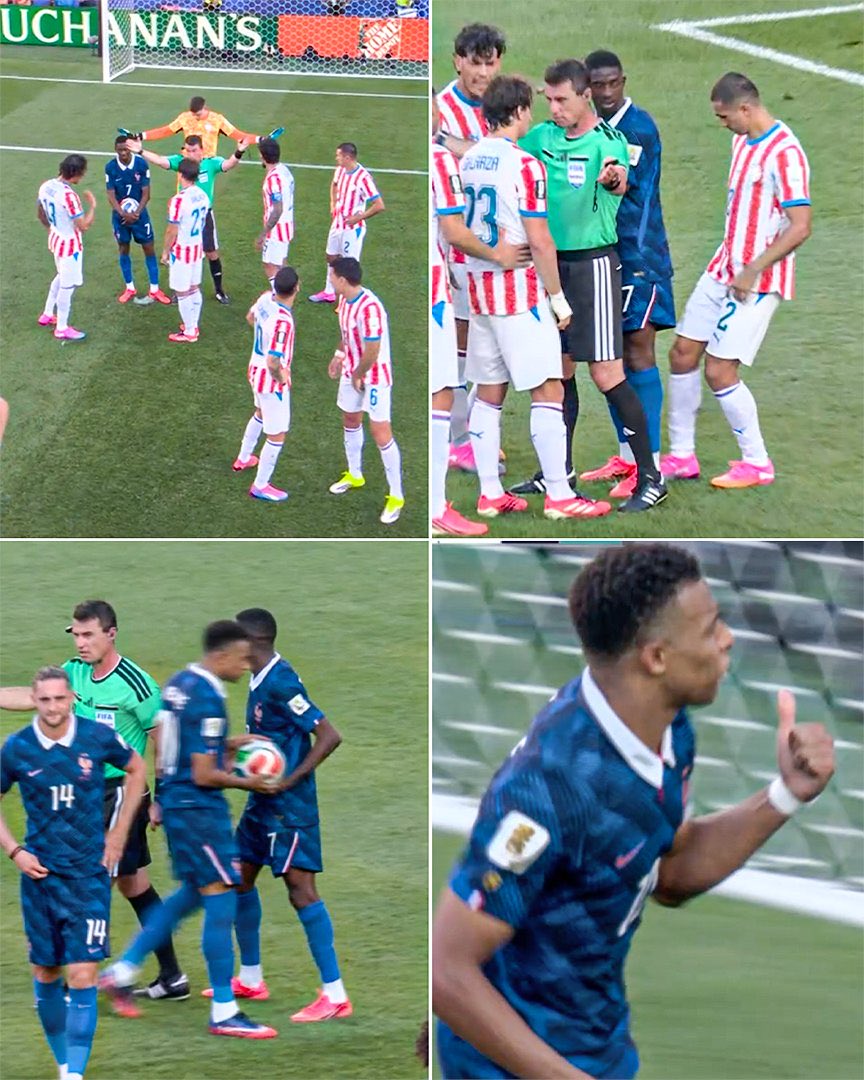 jerry_wizz89009's tweet photo. 🤨🫵🏽 Kylian Mbappé after scoring the penalty https://t.co/93upAtVO4A
