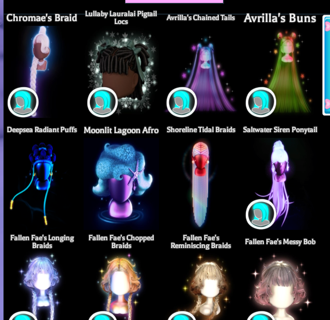 ramune_rh's tweet photo. hey royale high!! im tired of having the same wigs since   GLITTERFROST FROM LAST YEAR.... please i need more hair and more hair creators https://t.co/3ZHynBG6x0