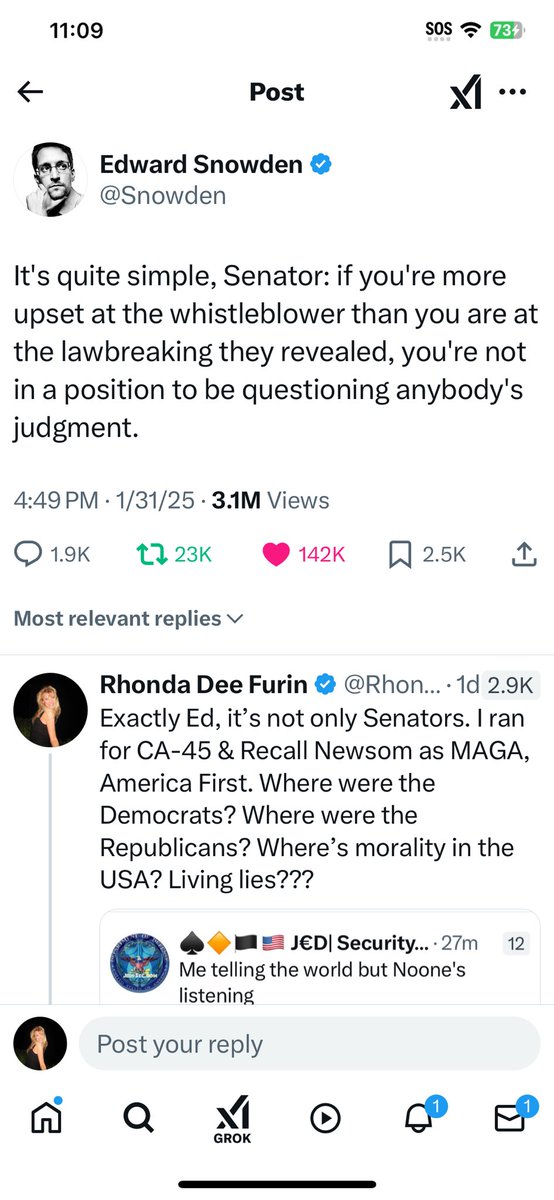 RhondaFurin's tweet photo. @tksmasher @TheRubberDuck79 @patriotstorm17 Whistleblowers do not suicide. It’s called murder & no one knows it better than #Vault7 #Snowden https://t.co/nSx3iPAjTC