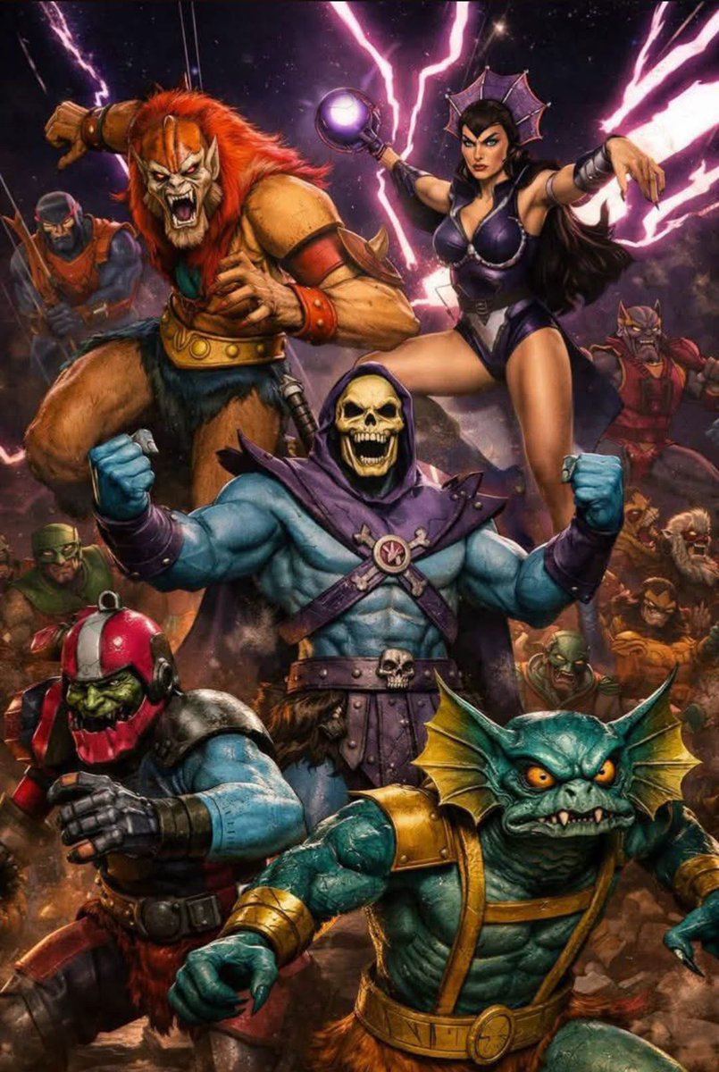 ToyCollector_73's tweet photo. Who is your favorite character from this squad?

#mastersoftheuniverse https://t.co/A7mlhFljoR