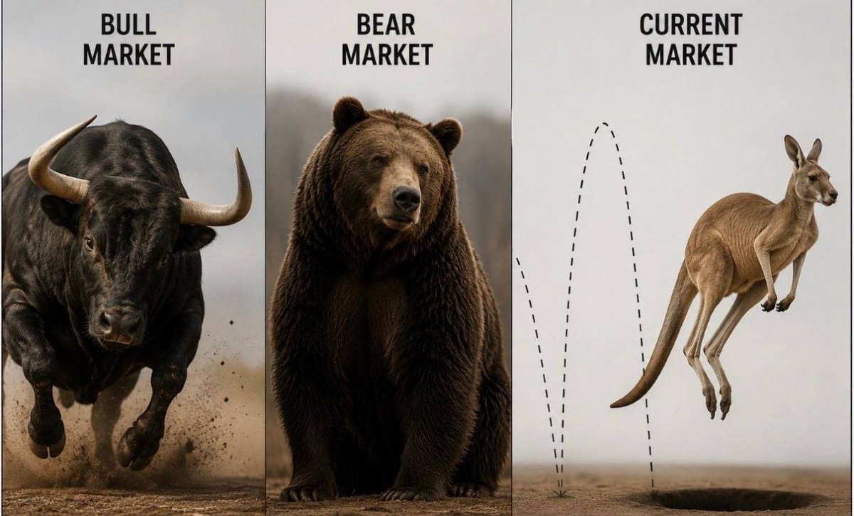 phablodoll's tweet photo. “Kangaroo Run” - The new thesis of the markets for Crypto. 

Hard crashes
Hard pumps

#Bitcoin #crypto https://t.co/u88LLWV1CA